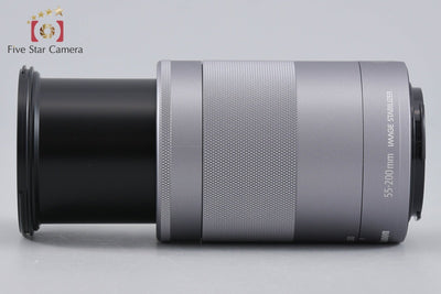 【中古】Canon キヤノン EF-M 55-200mm f/4.5-6.3 IS STM シルバー