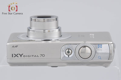 【中古】Canon キヤノン IXY Digital 70 シルバー コンパクトデジタルカメラ