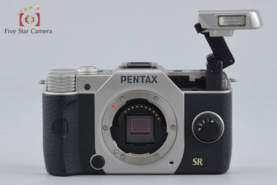 【中古】PENTAX ペンタックス Q7 シルバー + SMC 01 STANDARD PRIME 8.5mm f/1.9 AL IF シャッター回数僅少