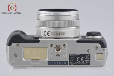 【中古】PENTAX ペンタックス Q7 シルバー + SMC 01 STANDARD PRIME 8.5mm f/1.9 AL IF シャッター回数僅少