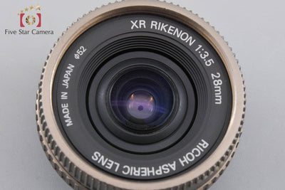 【中古】RICOH リコー XR RIKENON 28mm f/3.5 ASPHERIC ペンタックスKマウント