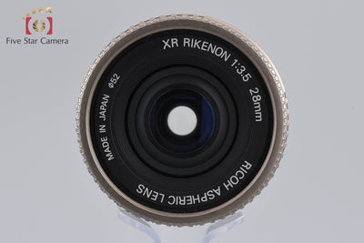 【中古】RICOH リコー XR RIKENON 28mm f/3.5 ASPHERIC ペンタックスKマウント