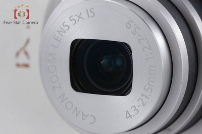 【中古】Canon キヤノン IXY 410F シルバー コンパクトデジタルカメラ
