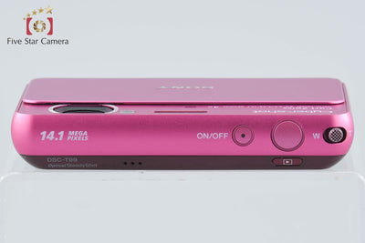 【中古】SONY ソニー Cyber-shot DSC-T99 ピンク デジタルスチルカメラ