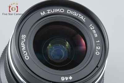 【中古】OLYMPUS オリンパス M.ZUIKO DIGITAL ED 12mm f/2.0 ブラック