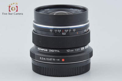 【中古】OLYMPUS オリンパス M.ZUIKO DIGITAL ED 12mm f/2.0 ブラック