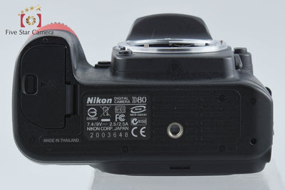 【中古】Nikon ニコン D80 デジタル一眼レフカメラ