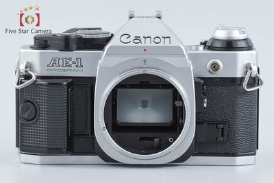 【中古】Canon キヤノン AE-1 PROGRAM シルバー フィルム一眼レフカメラ