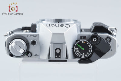 【中古】Canon キヤノン AE-1 PROGRAM シルバー フィルム一眼レフカメラ