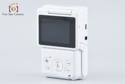 【中古】Canon キヤノン PowerShot V10 ホワイト コンパクトデジタルカメラ 元箱付き