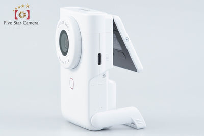【中古】Canon キヤノン PowerShot V10 ホワイト コンパクトデジタルカメラ 元箱付き