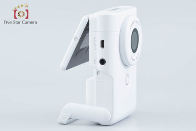 【中古】Canon キヤノン PowerShot V10 ホワイト コンパクトデジタルカメラ 元箱付き