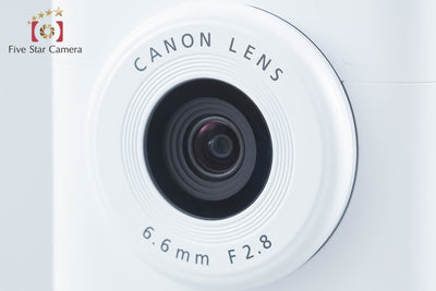 【中古】Canon キヤノン PowerShot V10 ホワイト コンパクトデジタルカメラ 元箱付き