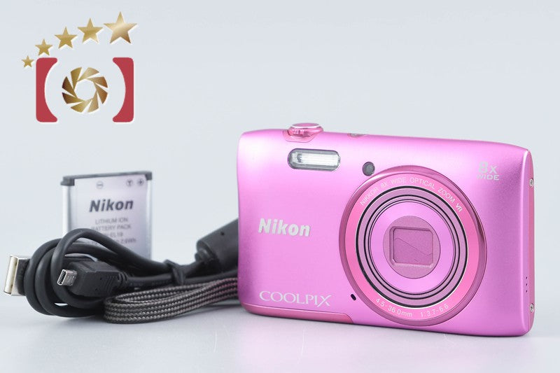 【中古】Nikon ニコン COOLPIX S3600 アザレアピンク コンパクトデジタルカメラ
