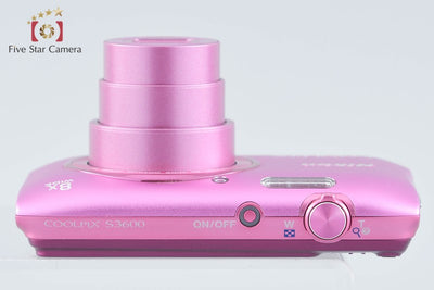 【中古】Nikon ニコン COOLPIX S3600 アザレアピンク コンパクトデジタルカメラ