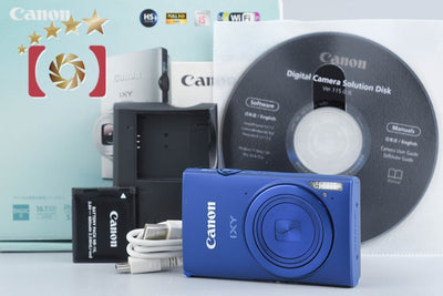 【中古】Canon キヤノン IXY 420F ブルー コンパクトデジタルカメラ 元箱付き