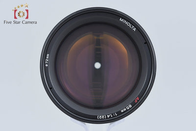 【中古】MINOLTA ミノルタ AF 85mm f/1.4 旧タイプ