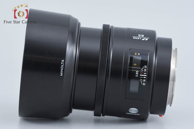 【中古】MINOLTA ミノルタ AF 85mm f/1.4 旧タイプ
