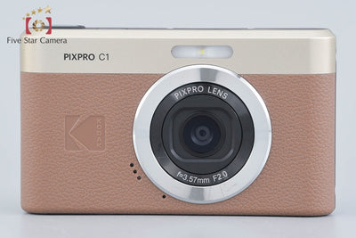 【中古】KODAK コダック PIXPRO C1 ブラウン コンパクトデジタルカメラ 元箱付き