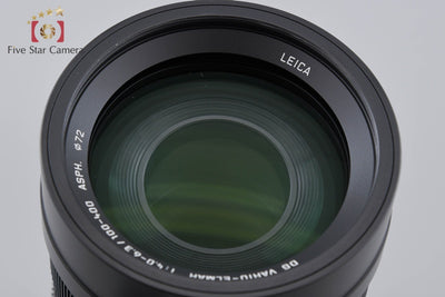 【中古】Panasonic パナソニック LUMIX LEICA DG VARIO-ELMAR 100-400mm f/4-6.3 ASPH. H-RS100400
