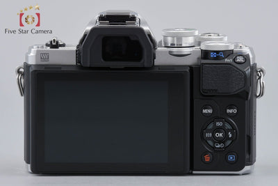 【中古】OLYMPUS オリンパス OM-D E-M10 Mark III EZ ダブルズームキット シルバー シャッター回数僅少 元箱付き