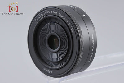 【中古】Canon キヤノン EF-M 22mm f/2 STM ブラック