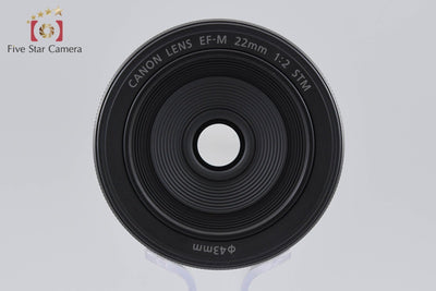 【中古】Canon キヤノン EF-M 22mm f/2 STM ブラック