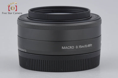 【中古】Canon キヤノン EF-M 22mm f/2 STM ブラック