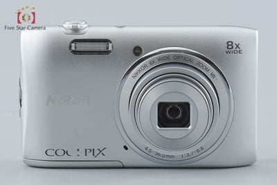 【中古】Nikon ニコン COOLPIX S3600 クリスタルシルバー コンパクトデジタルカメラ