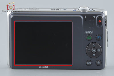 【中古】Nikon ニコン COOLPIX S3600 クリスタルシルバー コンパクトデジタルカメラ