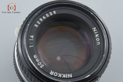 【中古】Nikon ニコン Ai-S NIKKOR 50mm f/1.4