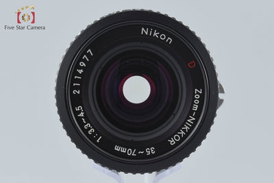 【中古】Nikon ニコン Ai-S ZOOM NIKKOR 35-70mm f/3.3-4.5 デモ機