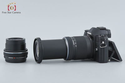 【中古】OLYMPUS オリンパス OM-D E-M10 Mark III ダブルズームキット ブラック 元箱付き