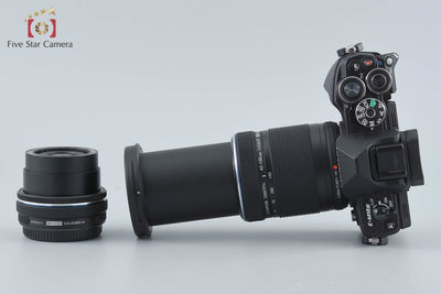 【中古】OLYMPUS オリンパス OM-D E-M10 Mark III ダブルズームキット ブラック 元箱付き
