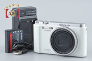 【中古】CASIO カシオ HIGH SPEED EXILIM EX-ZR1000 ホワイト コンパクトデジタルカメラ