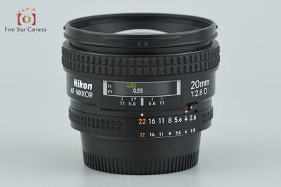 【中古】Nikon ニコン AF NIKKOR 20mm f/2.8 D