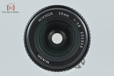 【中古】Nikon ニコン Ai-S NIKKOR 28mm f/2.8