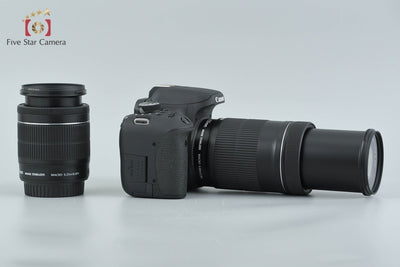 【中古】Canon キヤノン EOS Kiss X8i ダブルズームキット シャッター回数僅少