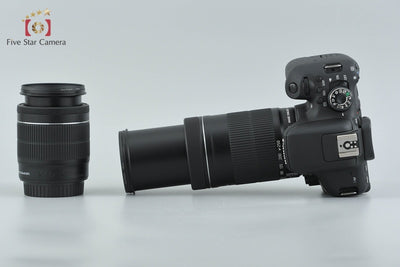【中古】Canon キヤノン EOS Kiss X8i ダブルズームキット シャッター回数僅少