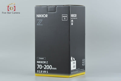 【中古】Nikon ニコン NIKKOR-Z 70-200mm f/2.8 VR S 元箱付き