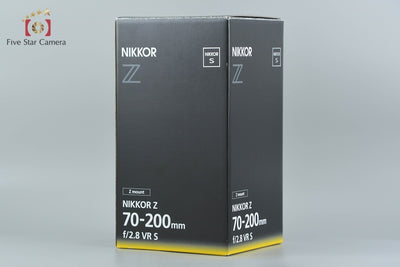 【中古】Nikon ニコン NIKKOR-Z 70-200mm f/2.8 VR S 元箱付き