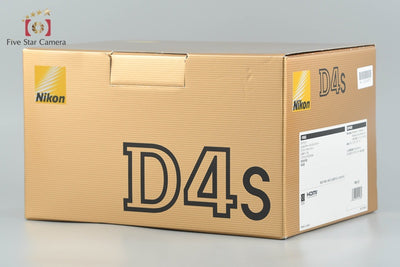 【中古】Nikon ニコン D4S デジタル一眼レフカメラ 元箱付き