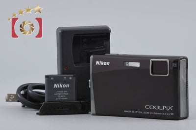 【中古】Nikon ニコン COOLPIX S60 パープリッシュブラック コンパクトデジタルカメラ