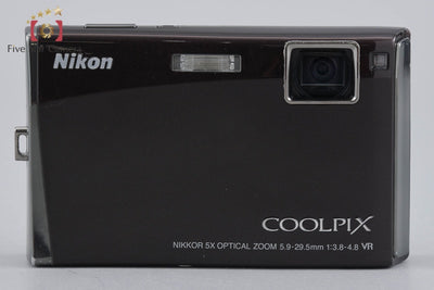 【中古】Nikon ニコン COOLPIX S60 パープリッシュブラック コンパクトデジタルカメラ