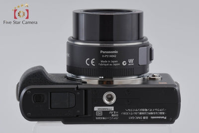 【中古】Panasonic パナソニック LUMIX DMC-GX1 14-42mm レンズキット エスプリブラック シャッター回数僅少