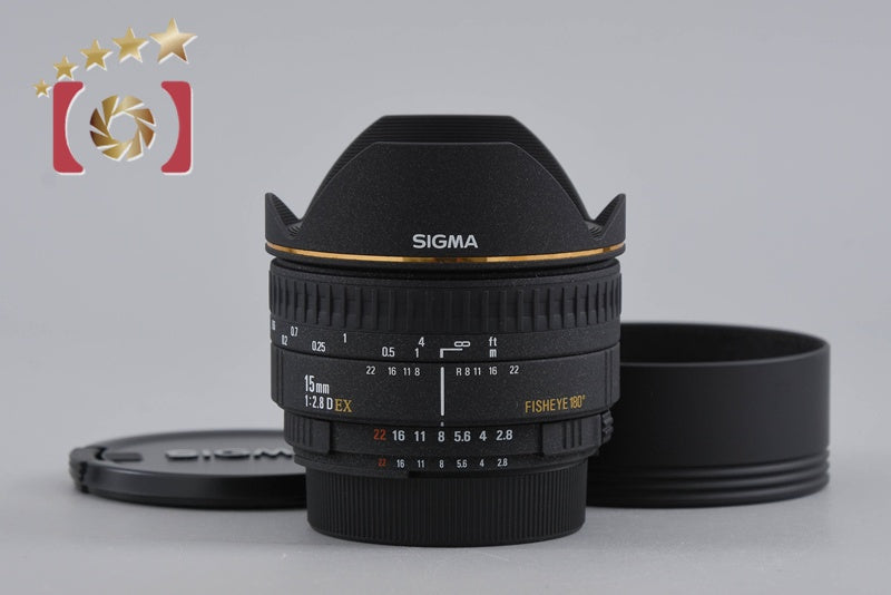 【中古】SIGMA シグマ 15mm f/2.8 D EX FISHEYE ニコン用