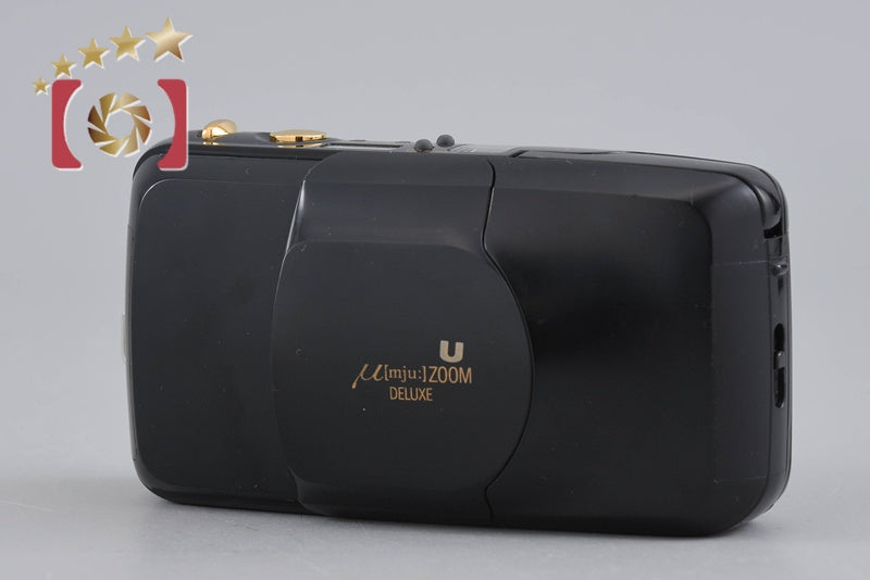 【中古】OLYMPUS オリンパス μ[mju:] ZOOM DELUXE コンパクトフィルムカメラ
