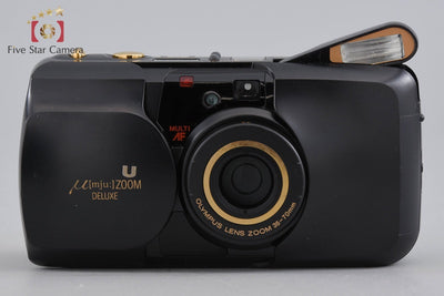 【中古】OLYMPUS オリンパス μ[mju:] ZOOM DELUXE コンパクトフィルムカメラ