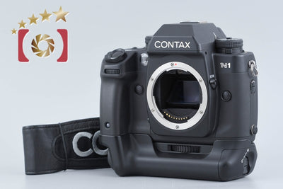 【中古】CONTAX コンタックス N1 フィルム一眼レフカメラ + P-9 バッテリーホルダー