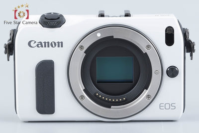 【中古】Canon キヤノン EOS M 18-55 IS STM レンズキット ホワイト